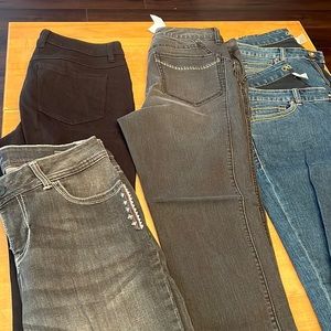 Lot of 5 Pair of Size 8 Stretchy Skinny Jeans -Boutique Quality